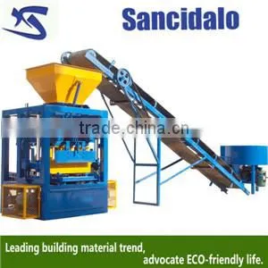 QT4-24 Concrete Block Making Mashine,cement Brick Making Machine for Sale thumbnail-1