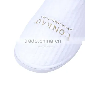 Cotton Fabric Warm Men Fancy Bedroom Custom Hotel Slippers thumbnail-5