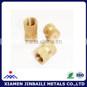 Small Size Nickel Plated Brass Annular Knurled Nuts thumbnail-3