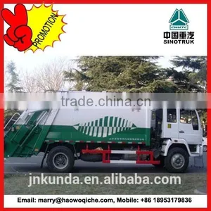 Sinotruk Howo 16 M3 Compressed Garbage Truck for Sale thumbnail-2