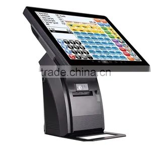 Newest Ordering Pos Terminal All in One Touch Screen POS Terminal Price for Fast Food Shop ZQ-P1088 Max ZONERICH thumbnail-1