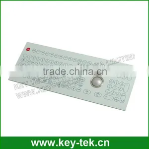 Water Proof Membrane Medical Keyboards With Laser Trackball thumbnail-1