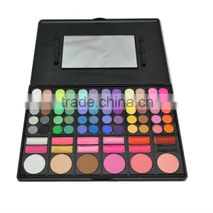 Eyeshadow Palette 78 Colors With Blush Brush Palette thumbnail-1