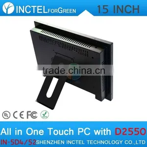 2015 NEW Desktop Computer Touchscreen All in One Computer With 5 Wire Gtouch 15 Inch 6COM LPT 4G RAM ONLY Dual 1000Mbps Nics thumbnail-5