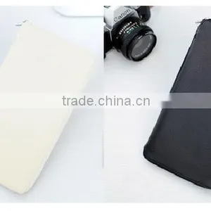 Genuine Leather ID Wallet Clutch Checkbook Wallet Credit Cards Holder thumbnail-3
