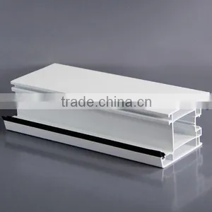 White Pvc Horizontal Swing Pvc Extruded Plastic Profile Factory Pvc Plastic Factory Extrusion Profile thumbnail-1