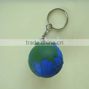 Earth Ball Foam Keychain thumbnail-1
