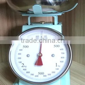 Round Cute Commercial 1kg/3kg/5kg Kitchen Food Scale thumbnail-2