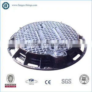 Ductile Iron Round Manhole Cover With Lock Hinge &gas thumbnail-1