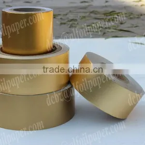 Gold Aluminum Foil Cigarette Wrapping Paper or Laminated Paper Roll. thumbnail-2