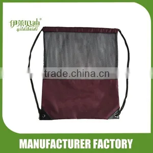 Drawstring Bag With Mesh thumbnail-3