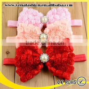 Bow Top Elastic Baby Hair Accessories Headbands thumbnail-1