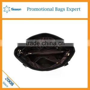 New Arrival Women's Leather Tote Shoulder Bag Plain Handbags Ladies 2016 thumbnail-6