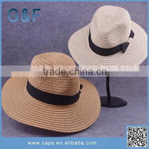 Hot Sale Cheap Summer Panama Straw Hat thumbnail-2