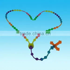 Newest Promotional Silicone Newest Fashion Rosary Necklace thumbnail-1