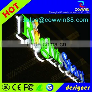 High Quality Outside Led Lighted Sign , Lighted Sign Letters thumbnail-1