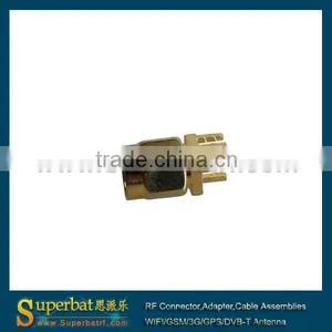 RP SMA Male Connector Plug End Launch Vertical PCB Mount thumbnail-1