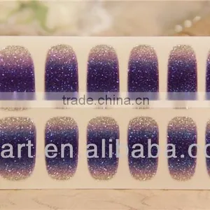 Glitter Nail Sticker Spring Nail Stickers Colourful Nail Sticker thumbnail-2