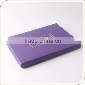 Feet Lock no Glue Flat Gift Box Clothes Packaging Plain Paper Box Supplier's Choice thumbnail-6