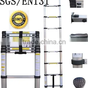 European Safety Standard 2.6m Telescoping Ladder thumbnail-1