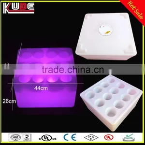 New Stylish Colors Changing PE Plastic LED Wine Holder/Wine Bottle Holder With Remote Control thumbnail-5