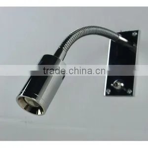 Fashion Chrome Flexible Bed Reading Light FL-3108 thumbnail-1
