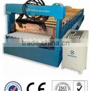 Steel Mobile Seam Lock Roofing / Wall Panel Roll Forming Machine thumbnail-1