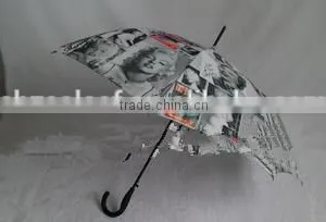 Colorfull Printed Umbrella Supplier Straight Umbrella Hot Sale Promotional Umbrella thumbnail-3