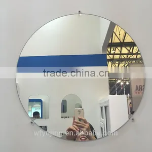 2-6mm Custom Beveled/round Polish Silver Decorative Wall Mirror thumbnail-4