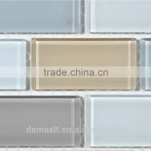 Black And Gray Decorative Recycle Glass Mosaic thumbnail-4