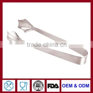 Silver Gold Plated Stainless Steel Ice Tong Ice Tongs Antique Ice Tongs for Bar Party Household Restaurant Hotel From Factory thumbnail-1