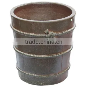 Large High Black Pot Vietnam Plant Pots Large Garden Pots thumbnail-1