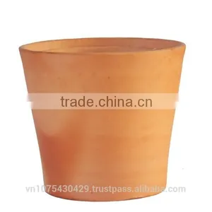 Tall Round Ceramic Flower Pots Set of 3, Round Terracotta Pots Wholesale, Cheap Ceramic Flower Pots thumbnail-1