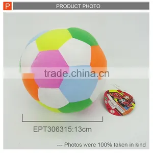 6 Inch Stuffed Fabric Color Ball With Bell for Baby thumbnail-6