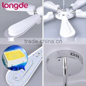 33W CCT Adjustable Retractable Fan Shape LED Ceiling Pendant Lamp With CE-LVD/EMC/RoHS/ Photo-Biological Safety thumbnail-5