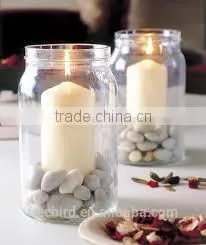 Wholesale Eco Friendly White Glass Candle Holder for Decoration thumbnail-5