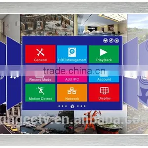 AHD NVR DVR 3 in 1 AHD 21.5" LCD Touch Screen 21.5'' 1080P LED Monitor CCTV Multi-touch XVR thumbnail-2