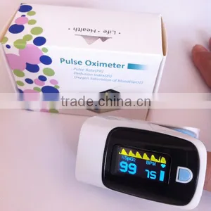 Wholesale 2015 New Fingertip Pulse Oximeter SPO2 Pulse Rate Oxygen Monitor Sound Alarm Different Directions Display thumbnail-3