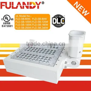 Outdoor LED Shoe Box Light 120w 150w 180w 200w With DLC Certificate 5 Years Warranty & MeanWell Driver & LED CHIP thumbnail-2
