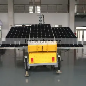 Solar Panel Diesel Generator Light Tower Vehicle-mounted Light Tower thumbnail-1