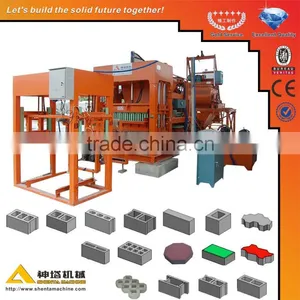 Hot Sale! PLC Controller,import Hydraulic Valve. ShentaQTY6-15 Automatic Concrete Hollow Block Machine Ethiopia thumbnail-1