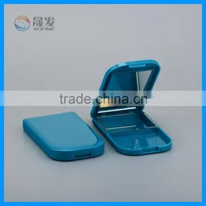 Empty Plastic Cosmetic Pressed Powder Blush Container Plastic Packaging thumbnail-1