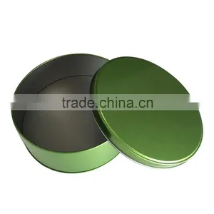 OEM Decorative Round Tin Cans With Lids thumbnail-1