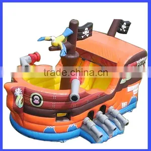 New Design Inflatable Bouncer Pirate Ship, Inflatable Jumping Bouncer thumbnail-1
