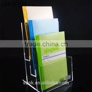 Hot Selling Free Standing Clear Acrylic Brochure Holder Standee thumbnail-1