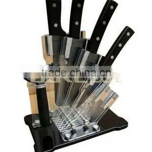 Customized Acrylic Plastic Kitchen Knife and Fork Holder Wholesale thumbnail-1