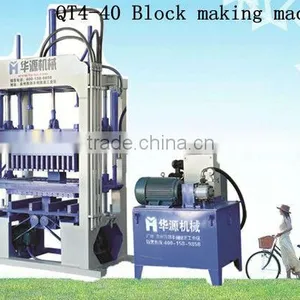 Semi-auto Cement Hollow Brick Making Machine in India(QT4-40) thumbnail-1