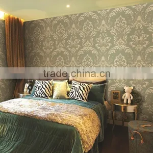 Deep Embossed Vinyl Wallpaper for Interior Design With Good Price thumbnail-2