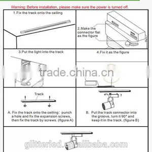 New Arrival LED Track Light 90LM/W PF>0.95 Ra>90 Led Track Light 5 Year Warranty thumbnail-3