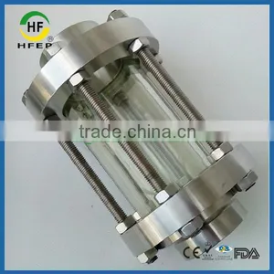 HF6A001 DN40 1.5 Inch Sanitary Stainless Steel Weld Glass Tube Sight Glass thumbnail-1